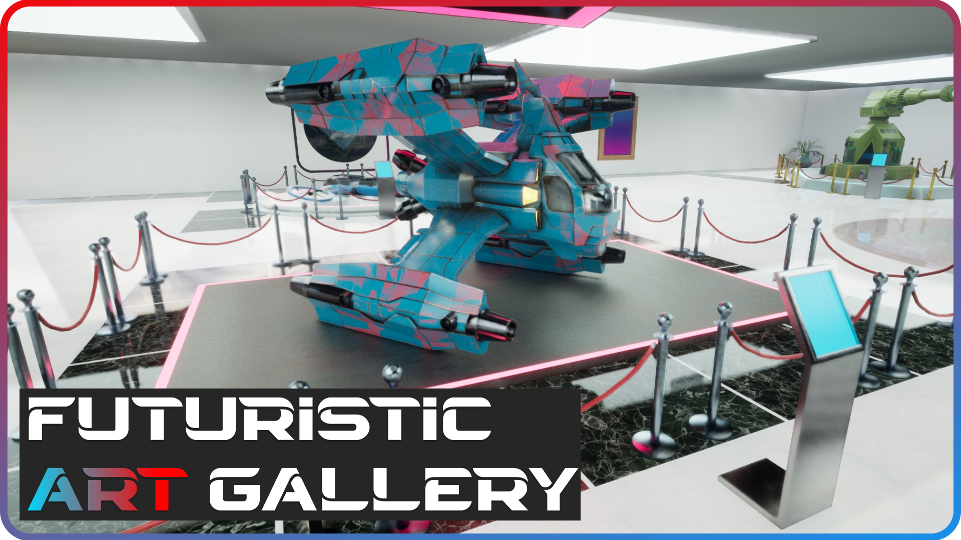 Futuristic Art Gallery